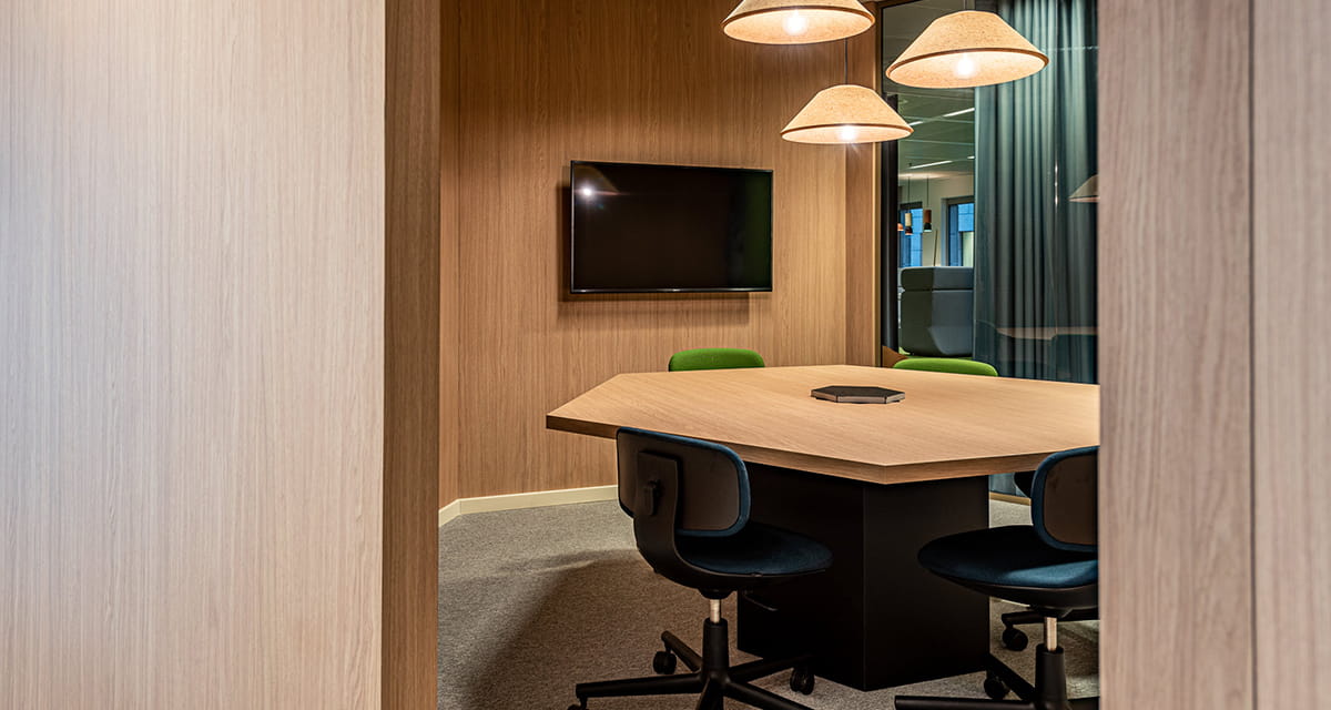 Clicwall wall panels in office